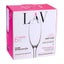 LAV Empire Clear Glass Set of 6 (Flute) 220ML Carousel 2