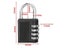 80*43*14mm 4 Dial Digit Combination Lock Weatherproof Outdoor Gym Safely Code Carousel 4
