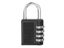 80*43*14mm 4 Dial Digit Combination Lock Weatherproof Outdoor Gym Safely Code Carousel 5