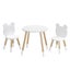 3 Piece Kids Table and Chairs Set Activity Playing Study Children Desk Carousel 1