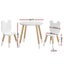 3 Piece Kids Table and Chairs Set Activity Playing Study Children Desk Carousel 2