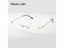 Reven Jate Titanium Memory Rimless Eyeglasses For Women Men With Customed Frame Carousel 3