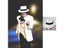 Classic MJ Michael Jackson Smooth Criminal With Name White FEDORA Wool Hat Carousel 3