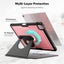 iPad Air 13 2024 (M2 A2898) Auto Sleep Shockproof Case with Pen Holder-Pink Carousel 4