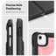 iPad Air 13 2024 (M2 A2898) Auto Sleep Shockproof Case with Pen Holder-Pink Carousel 7