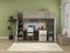 Ohio White & Grey Single Loft Bunk With Desk, Wardrobe & Shelving - SAMPLE SET Carousel 3