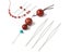 Open The Bead Needle DIY Beading Needles Supplies For Making Beads Handmade Carousel 4