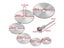 7pcs HSS Rotary Tool 22 /25 /32 /35 /44 /50mm Circular Saw Blades Cutting Wheel Carousel 4