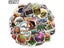 50 PCS Camping Travel Stickers For Wilderness Adventure Outdoor Decal Carousel 3