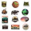 50 PCS Camping Travel Stickers For Wilderness Adventure Outdoor Decal Carousel 4