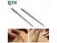 New 2pcs DIY Leather Sewing Craft Tool Leather Knitting Needle Double Hole Carousel 3