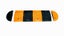 Rubber Traffic Speed Bump Rubberized Recycled Speed Humps 50cm Carousel 4