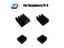 4pcs Aluminum Heatsink Radiator Cooler Kit For Raspberry Pi 4B Carousel 3