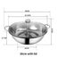 Toque Stainless-Steel 36cm Twin Mandarin Duck Hot Pot Induction Cookware W/Lid Carousel 10