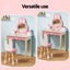 1 Set Of Kids Dressing Table Wooden Bunny Pink Carousel 4