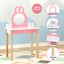 1 Set Of Kids Dressing Table Wooden Bunny Pink Carousel 5