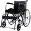 Folding Manual Wheelchair Self Propelled 24 Inch Rear Wheels Chrome Steel Fra... Carousel 1