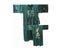Burgundy Black Reversible Men's Satin Silk Two-face Robe Kimono Bath Gown Carousel 7