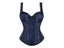 Women Corset With Straps Black Overbust Corsets Vest Plus Size Steampunk Carousel 4