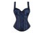 Women Corset With Straps Black Overbust Corsets Vest Plus Size Steampunk Carousel 1