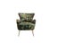 Green Patchwork Accent Chair 2393-2, 103C Carousel 2