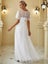 Jen flutter sleeve tulle wedding dress in Ivory s10 Carousel 5