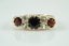Vintage London 9ct Garnet Ring Carousel 1