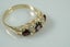 Vintage London 9ct Garnet Ring Carousel 6