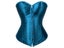 New Women Satin Sexy Bustier Top Vintage Lace Up Boned Bridal Corset Overbust Carousel 1
