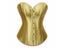 New Women Satin Sexy Bustier Top Vintage Lace Up Boned Bridal Corset Overbust Carousel 4