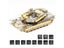 3D Assembled Pyotr Velikiy Bismarck Nagato Kongou Glass Model Puzzle Toys Carousel 7