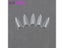 500 False Nail Tips Clear Natural White Stiletto French Acrylic UV Gel Carousel 5