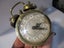 Vintage wind up Polaris alarm clock Carousel 9