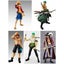 Anime One Piece Luffy Roronoa Zoro Portgas·D· Ace PVC Action Figure Toys Dolls Carousel 3