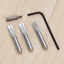 5 in 1 Pro Leathercraft Edge Press Kit Adjustable Stitching and Groover Crease Carousel 4