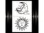 Baofuli Waterproof Temporary Sticker Geometric Planet Jellyfish Tattoo Black Carousel 4