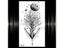 Baofuli Waterproof Temporary Sticker Geometric Planet Jellyfish Tattoo Black Carousel 6