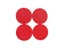 4pcs 82mm Red Air Hockey Pucks For Arcade Club/Home Game Carousel 4