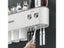 IZEFS Magnetic Adsorption Inverted Toothbrush Holder Toothpaste Dispenser Rack Carousel 8