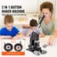 Button Maker Machine Badge Pin Machine 1"+2.25" 500 Free Parts Press Kit Carousel 2