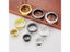 2pcs 60mm Plastic Wire Hole Cover For Computer Table Cable Outlet Carousel 6