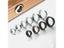 2pcs 60mm Plastic Wire Hole Cover For Computer Table Cable Outlet Carousel 4