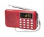 Mini Portable Radio AM FM Pocket Radio with MP3, LED Flashlight Carousel 1