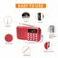 Mini Portable Radio AM FM Pocket Radio with MP3, LED Flashlight Carousel 2