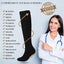 1pair Calf Compression Knee High Open Toe Socks for Women Carousel 4