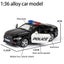 1/36 Car Model Toy Ford Lamborghini Challenger Diecast Alloy Police with Pull Carousel 4