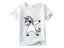 Children Cartoon Dabbing Unicorn Summer Short Sleeve T-Shirt For Kids Carousel 3