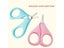 Newborn Baby Safety Nail Clippers Scissors Cutter Convenient Daily Baby Nail Carousel 7
