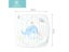 100 Cotton Square Face Towel 5piece/set Muslin Baby Wipes Wash Cloths Carousel 5