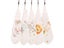 100 Cotton Square Face Towel 5piece/set Muslin Baby Wipes Wash Cloths Carousel 8